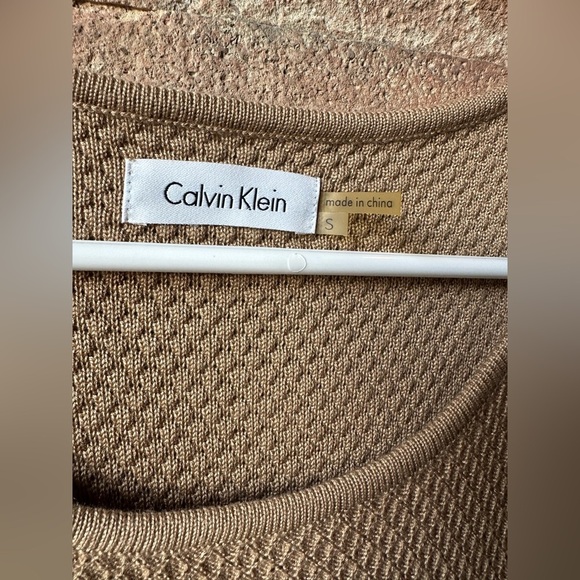 Calvin Klein Gray A-Line Sweater Dress - Picture 5 of 5